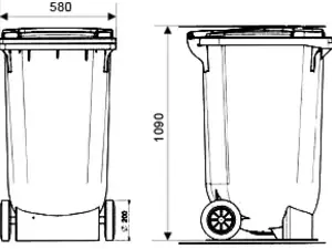 Пластиковый контейнер MGB-240